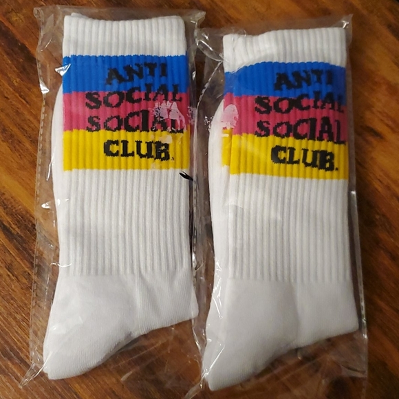 [LAST ONE] Authentic Anti Social Social Club Socks - Picture 4 of 5